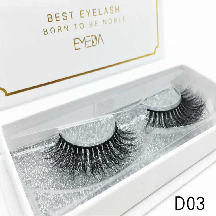 3D Mink Eyelashes,Strips Individual Mink Eyelash Private Label YH013